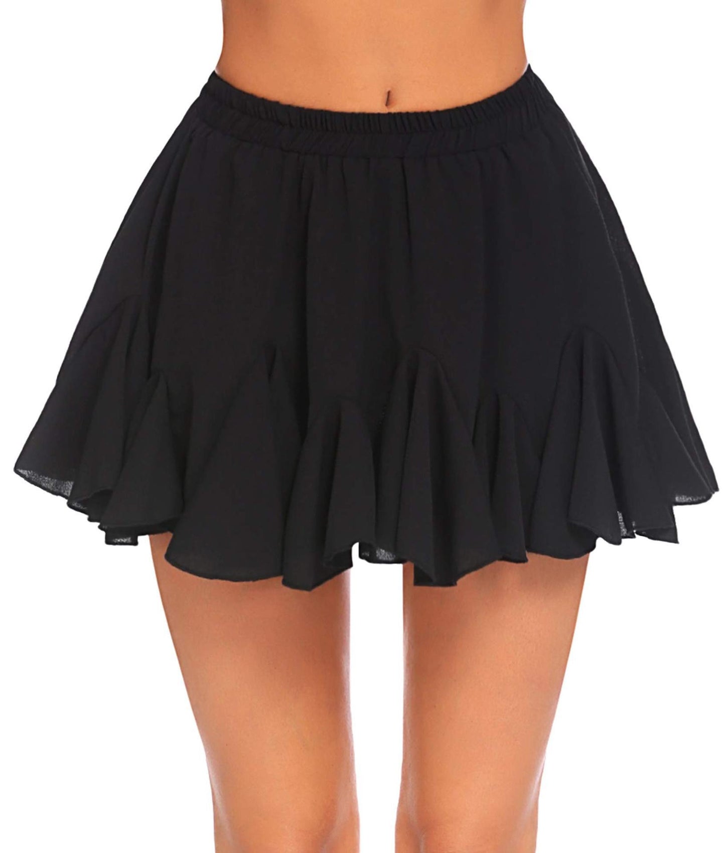 Women's Bohemian Ruffled Mini Skirt
